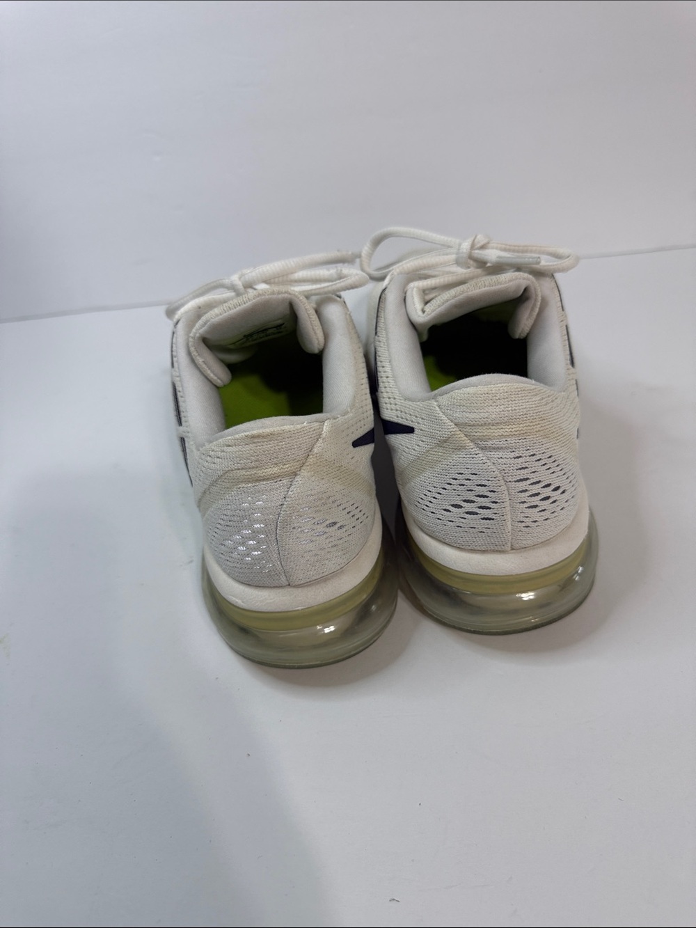 Nike Women's White Black Olive Air Max Style Running Sneakers - Picture 4 of 9